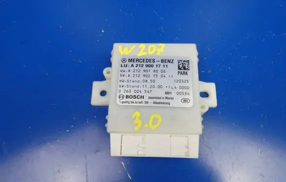 Mercedes-Benz E A207 Parking PDC control unit/module A2129001711 A2129027504