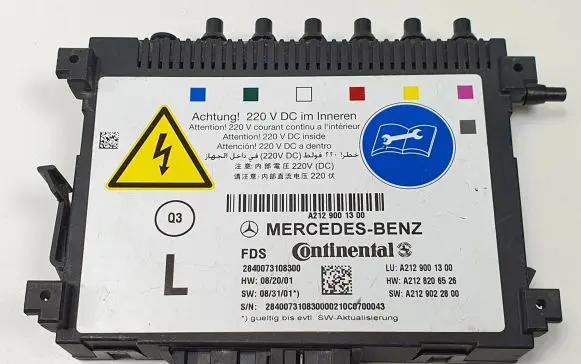 Mercedes-Benz E W211 Seat control module A2129001300