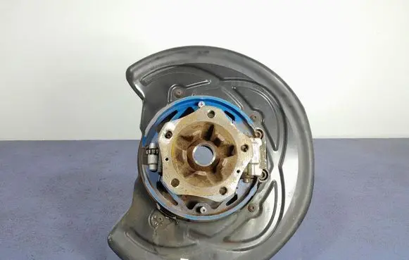 Porsche Cayenne (9PA) Front wheel hub spindle knuckle 9Y0505433B