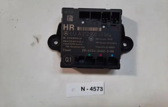 Mercedes-Benz C W204 Door control unit/module 2129004006
