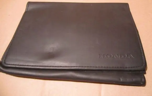Honda Accord User manual 