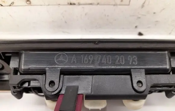 Mercedes-Benz B W245 Number plate light 1697402093 1697402593