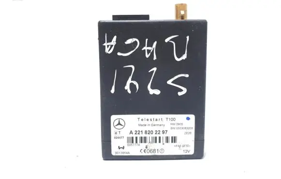 Mercedes-Benz S W221 Auxiliary heating control unit/module 