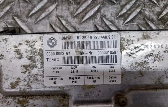 BMW 7 E65 E66 Seat control module 61356920448901
