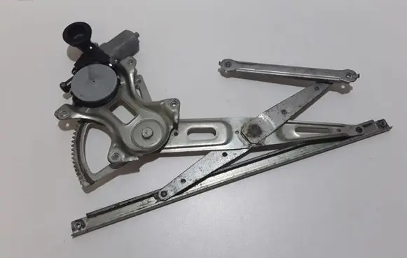 Front door window regulator with motor