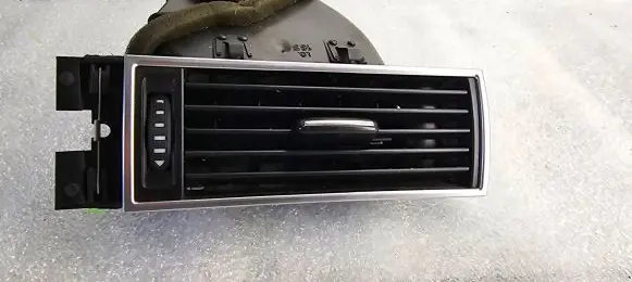 Dashboard side air vent grill/cover trim