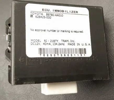 Toyota Solara Alarm control unit/module 89780AA010 626425000