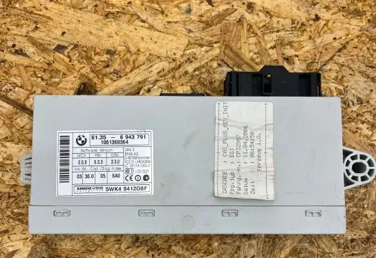 BMW 5 E60 E61 CAS control unit/module 6943791 5WK494120BF 1061360364