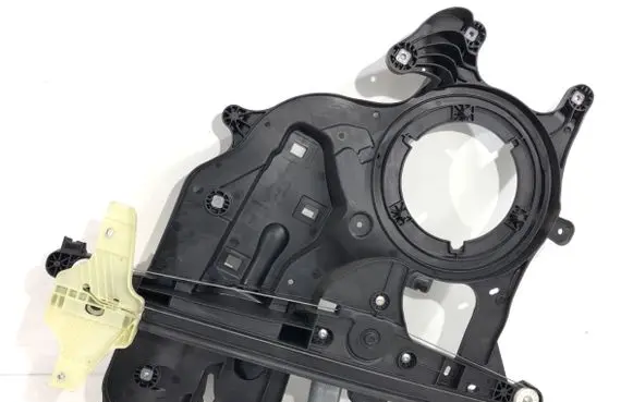 Front door window regulator with motor