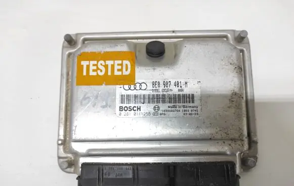 Audi A6 S6 C5 4B Engine control unit/module 0281011255 8E0907401M