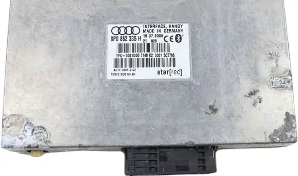 Audi A4 S4 B7 8E 8H Bluetooth control unit module 8P0862335H