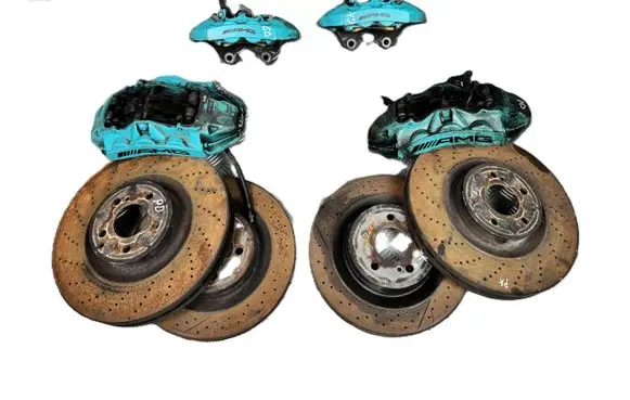 Mercedes-Benz C AMG W204 Brake discs and calipers set A2044214798 A2044214898 A2044211212
