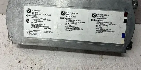 BMW 5 E60 E61 Bluetooth control unit module 9216365