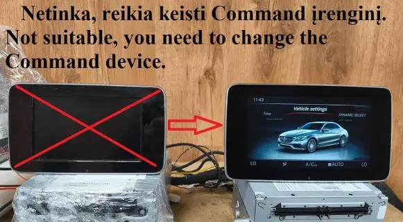 Mercedes-Benz GLC C253 Screen/display/small screen A2059002211