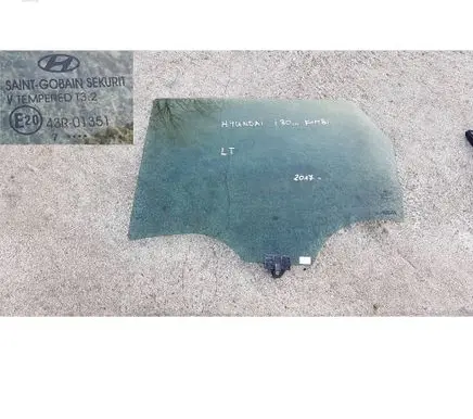Hyundai i30 Rear door window glass 43R01351