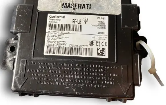 Maserati Ghibli Central body control module 670105416