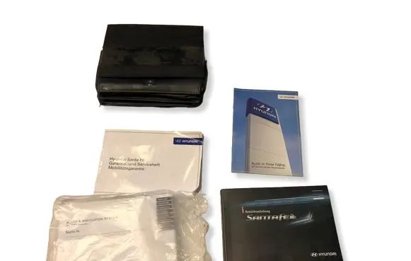 Hyundai Santa Fe Owners service history hand book 
