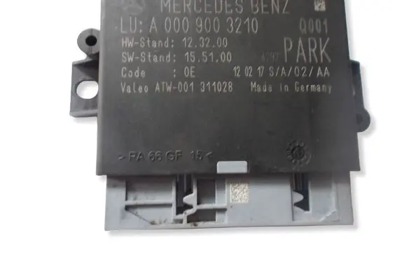 Mercedes-Benz Vito Viano W447 Parking PDC control unit/module A0009003210