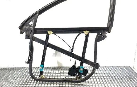 Volkswagen Touareg I Front door window regulator with motor 
