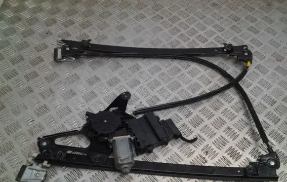 Volkswagen Sharan Front door window regulator with motor 7M3837402