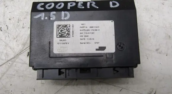Mini One - Cooper F56 F55 Air conditioner control unit module 9381114