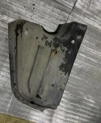 Volkswagen PASSAT B6 Rear bumper underbody cover/under tray 3C0825216