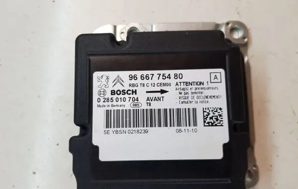 Peugeot 3008 I Airbag control unit/module 9666775480