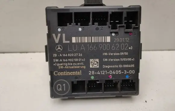 Mercedes-Benz B W246 W242 Door control unit/module A1669006202