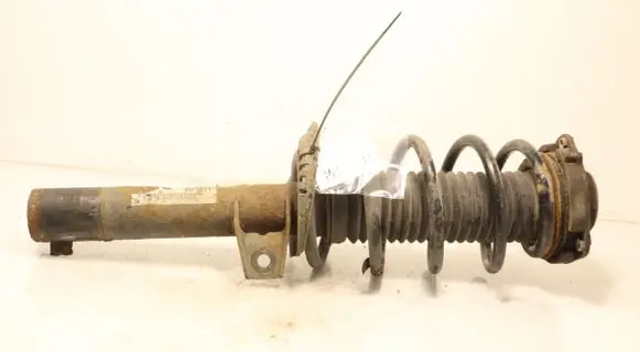 Front shock absorber with coil spring
