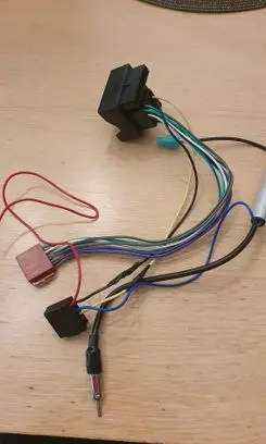 Volkswagen PASSAT B6 Sound system wiring loom 