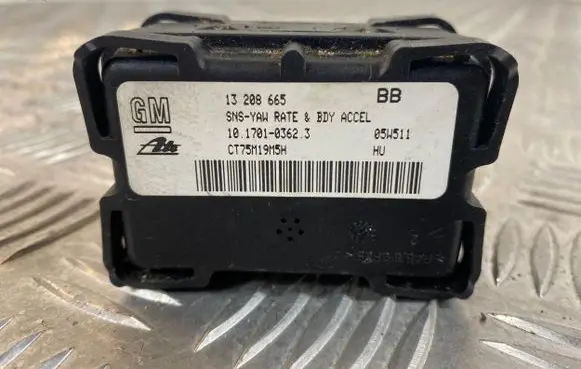 Opel Astra H ESP acceleration yaw rate sensor 13208665 CT75M19M5H 10170103623