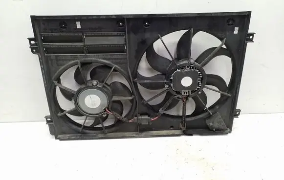Volkswagen Tiguan Radiator cooling fan shroud 1K0121207BC 1355D301602