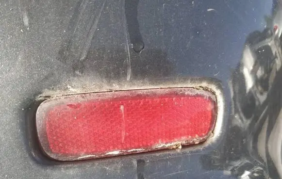 Peugeot 607 Rear tail light reflector