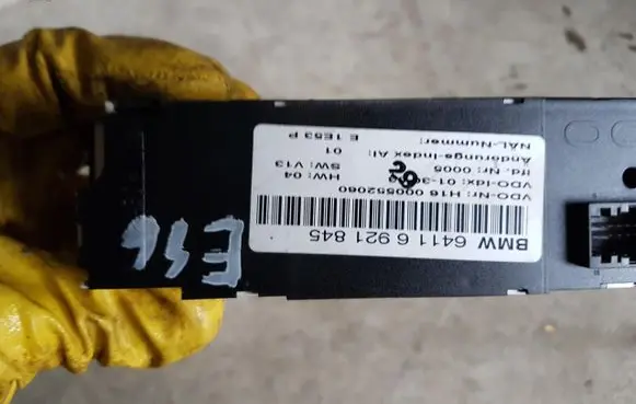 BMW 3 E46 Climate control unit 6921845