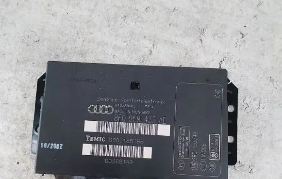 Audi A4 S4 B6 8E 8H Comfort/convenience module 8E0959433AE