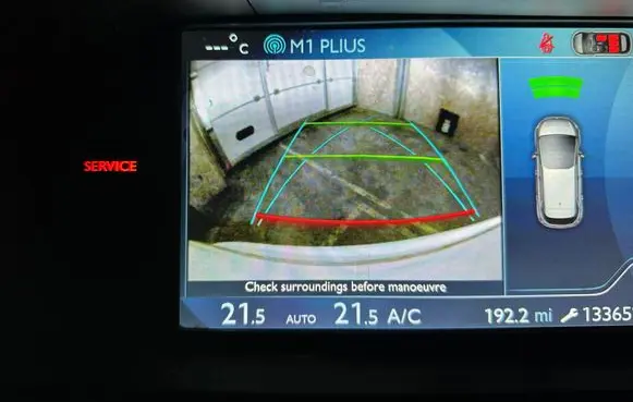 Citroen C4 II Picasso Reversing camera 9801146580 88726R02