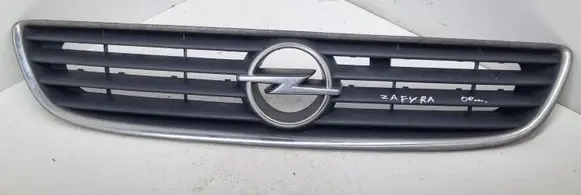 Opel Zafira A Front bumper upper radiator grill 90580685