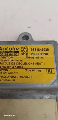 Peugeot 406 Airbag control unit/module 9631847080