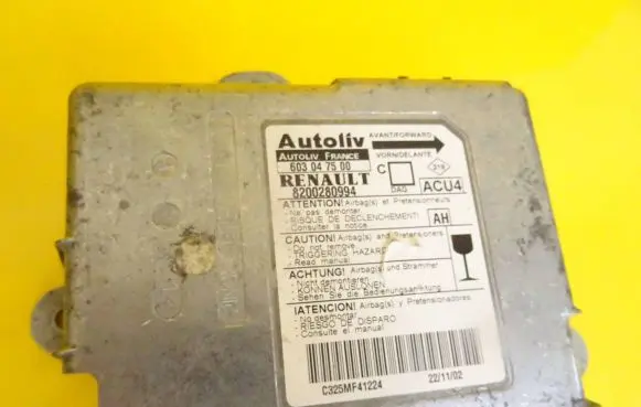 Renault Megane II Airbag control unit/module 8200280994 603047500