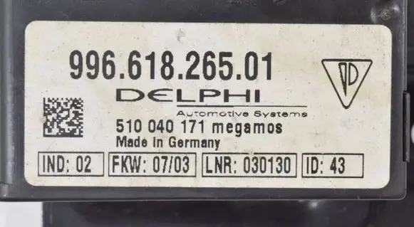 Porsche 911 996 Alarm control unit/module 99661826501 99661826500