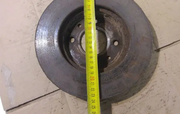 Renault Megane I Front brake disc
