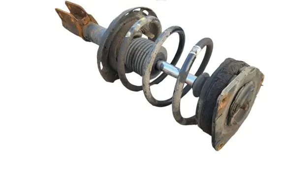 Front shock absorber with coil spring