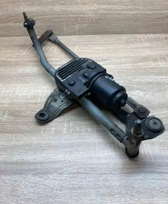 Volkswagen PASSAT B6 Front wiper linkage and motor 3C1955419A 3C1955023E