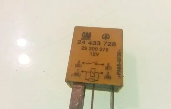Opel Zafira A Other relay 24433728