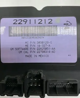 Chevrolet Camaro Sunroof control unit/module 22911212 3030129G 101927A