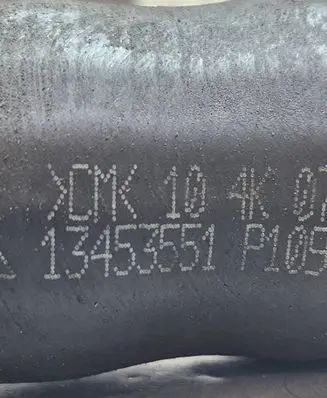 Engine coolant pipe/hose