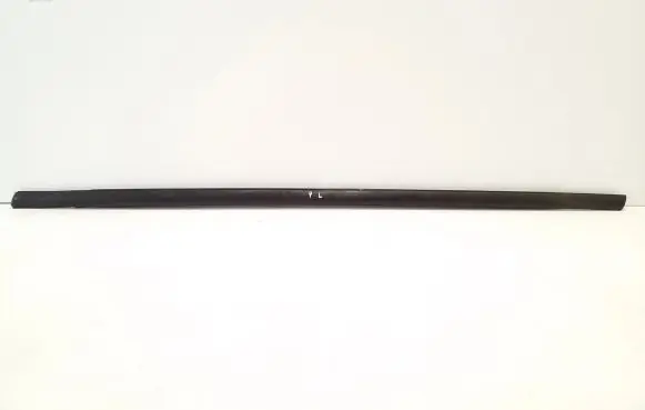 Front door glass trim molding