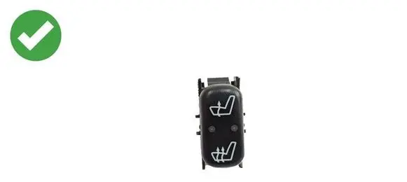 Mercedes-Benz ML W163 Seat heating switch 1638200210 03100620 511710