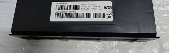 Opel Zafira C Air conditioning/heating control unit 13586728