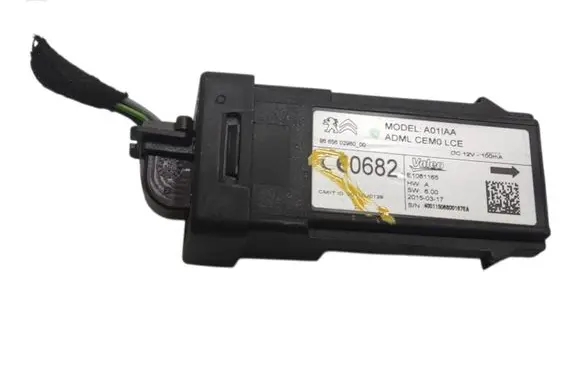 Peugeot 308 Ignition key card reader 9665602980